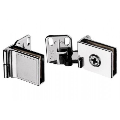 Dobradiça para porta de vidro