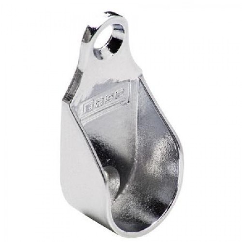 Suporte para tubo cabideiro redondo cromado